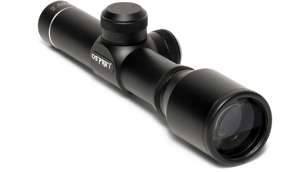 Osprey Global Standard 2.5x20mm LPVO 1in Tube Rifle Scope, Second Focal Plane, Duplex Reticle, Black, SD2.5X20DP