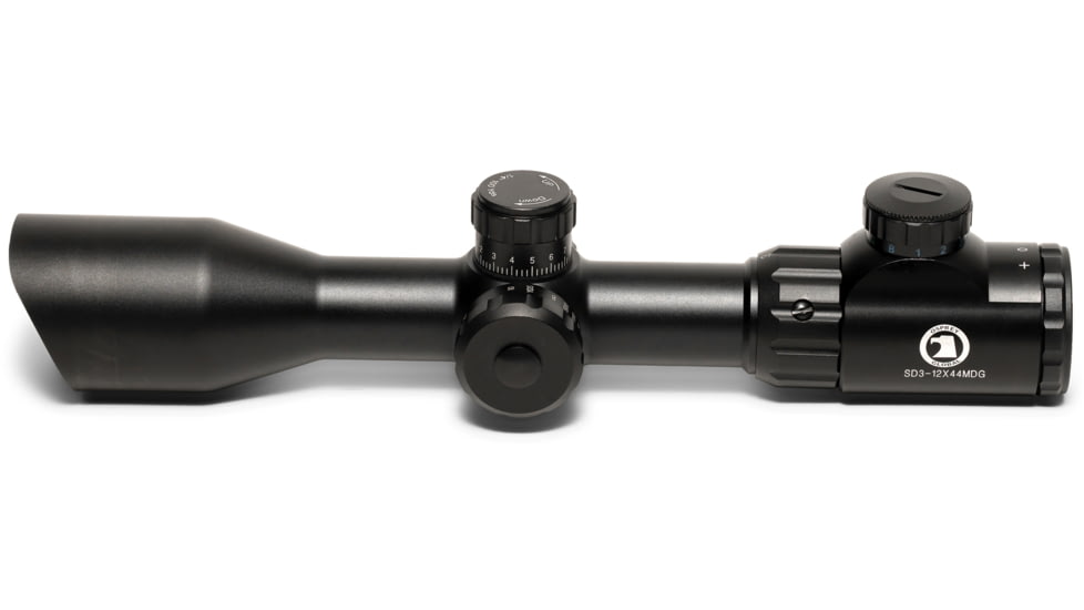 Osprey Global Standard 3-12x44mm 30mm Tube Rifle Scope, Second Focal Plane, MilDot Reticle, Black, SD3-12x44MDG