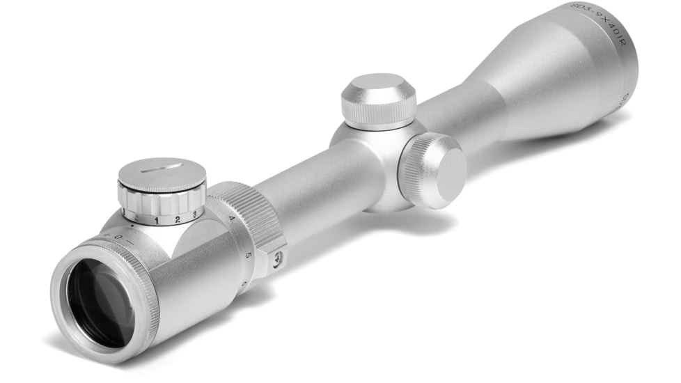 Osprey Global Standard 3-9x40mm LPVO 1in Tube Rifle Scope, MilDot Reticle, Silver, SDS3-9X40MDG