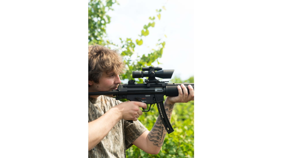 Osprey Global Standard 2.5-10x40mm LPVO 1in Tube Rifle Scope, Second Focal Plane, MilDot Reticle, Black, SD2.5-10x40MDG