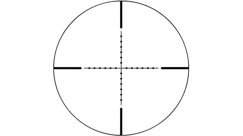 Osprey Global Standard 3-12x44mm 30mm Tube Rifle Scope, Second Focal Plane, MilDot Reticle, Black, SD3-12x44MDG