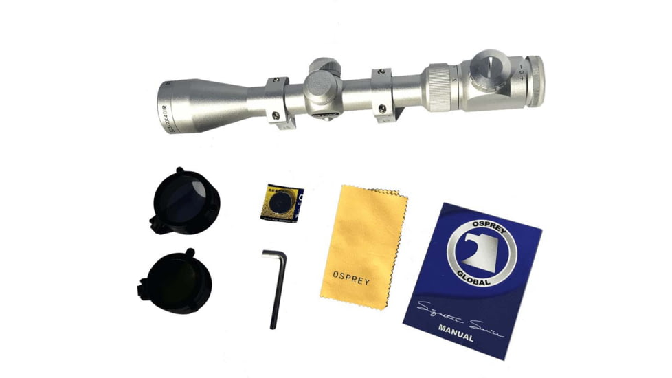 Osprey Global Standard 3-9X40 Rifle Scope, 1in Tube, MilDot Reticle, Black, SDS3-9X40MDG