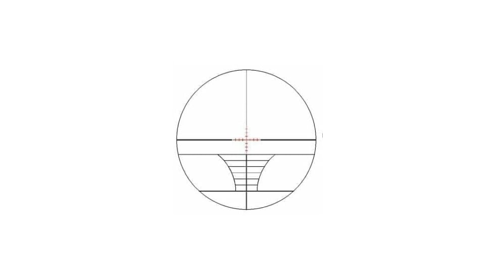 Osprey Global 1-6x24mm LPVO 30mm Tube Rifle Scope, Second Focal Plane, Rangefinder Reticle, Black, 1-6X24IRF
