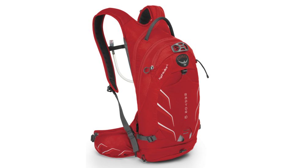 Osprey Raptor 10 L Men's Hydration Pack -One Size-Red Pepper