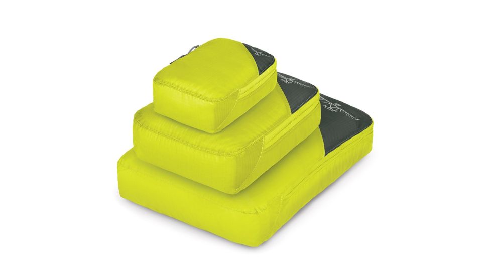 Osprey Ultra Light Packing Cube Set, Electric Lime, One Size 10001285