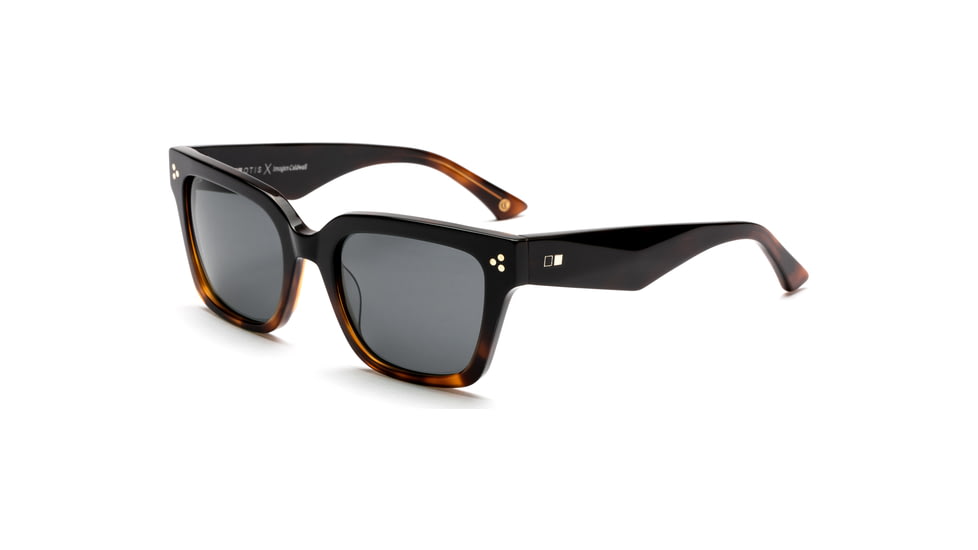 OTIS OSKA Sunglasses, Black Dark Havana/Grey Polar, 54-21-145, 132-2003P-IC