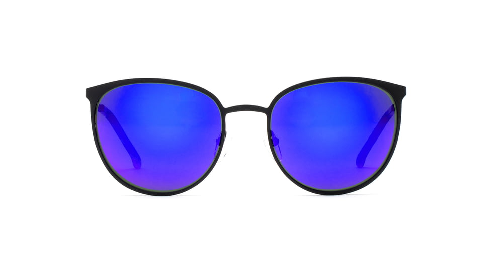 OTIS RUMOURS REFLECT Sunglasses - Womens, Matte Black/Flash Mirror Violet, 54 - 20 - 135, 13-2001