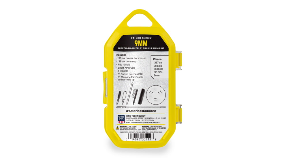 Otis Technology 9mm Patriot Series Pistol Kit, Black, FG-701-9MM