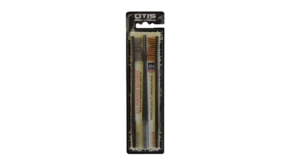 Otis Technology AP Brushes - 3 Pack, White/Blue, Small, FG-316-NB-3