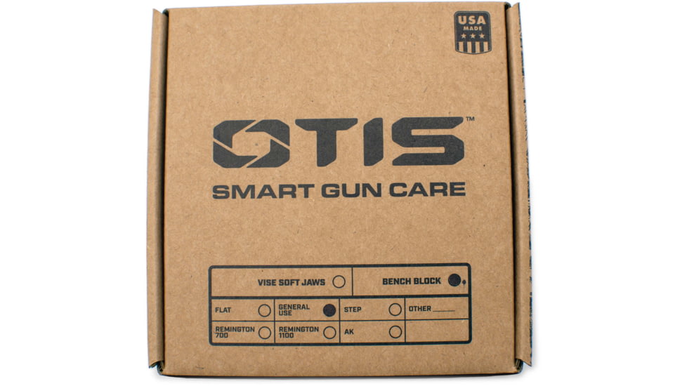Otis Technology Bench Block, NonSlipRubber, Black, FG-BBLK-1