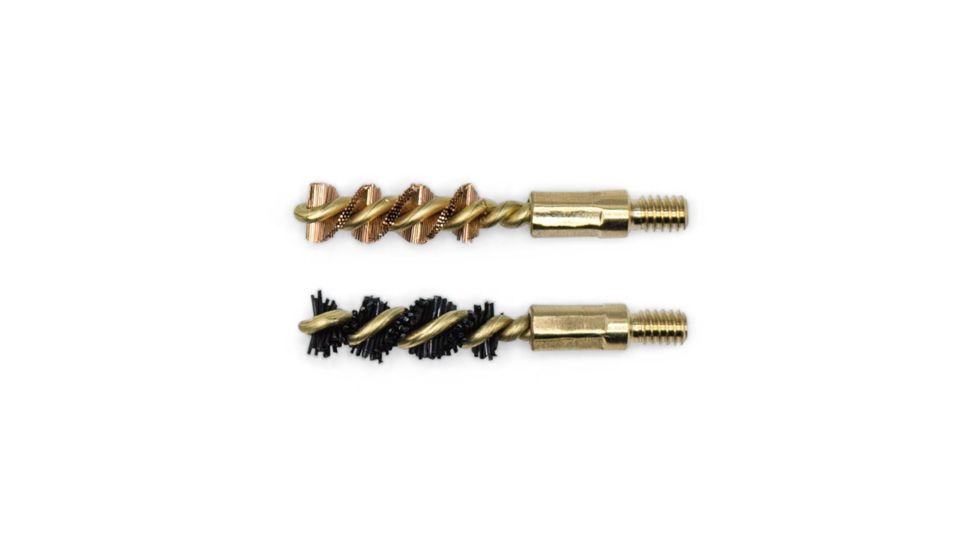 Otis Technology Bore Brush, .17cal, 2 Pack, 1 nylon/1 bronze, Small FG-317-NB