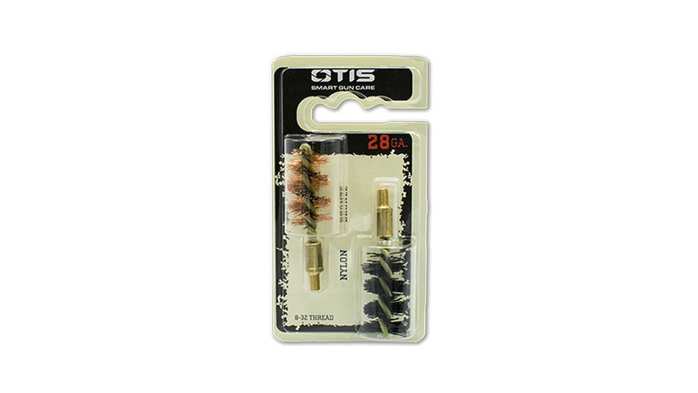 Otis Technology 28 GA Bore Brush - 2 Pack, Dual Color, FG-528-NB