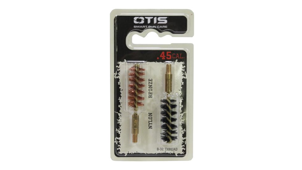 Otis Technology Bore Brush, 2 Pack, Black, .45 cal, FG-345-NB