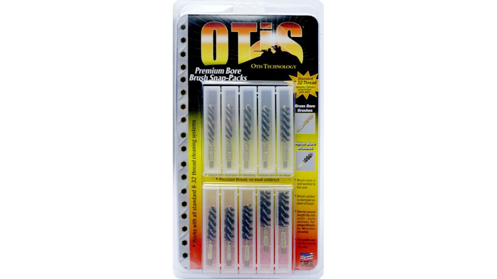 Otis Technology Bulk 10 Pack Variety Replacement Brushes, Nylon - 380-BP-N 