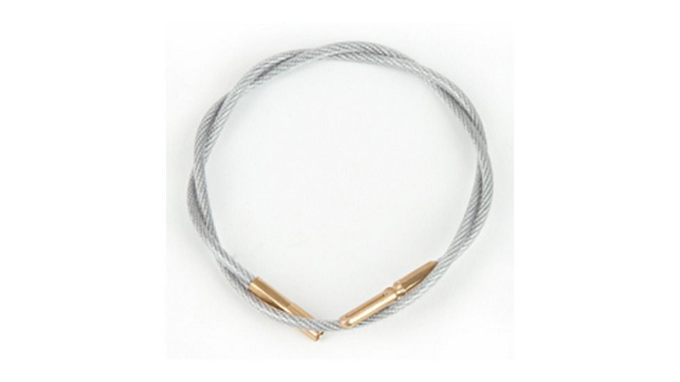 Otis Technology 16in Caliber Cleaning Cable, Silver, Small, 5-40 Threads, IP-C-177-16