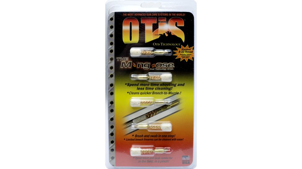 Otis Technology Dual Function Cleaning Swab Brush, .25 Caliber - 5 Pack 