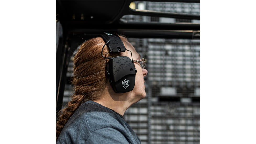 Otis Technology Ear Shield Ranger Bluetooth Ear Muffs, 22dB, Black, FG-ES22B-BKH