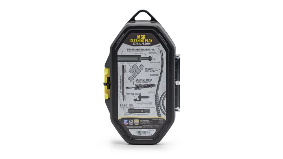 Otis Technology MSR Cleaning Pack, .223 Cal/5.56mm, Dual Color, FG-MSR-CP
