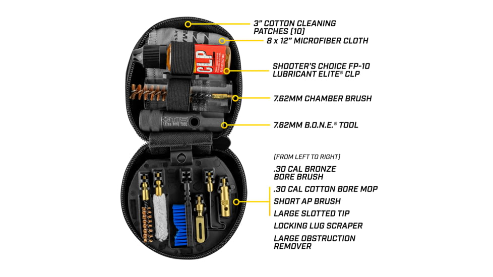 Otis Technology .308 Caliber/7.62Nato MSR/AR Cleaning Kit w/ B.O.N.E. Tool