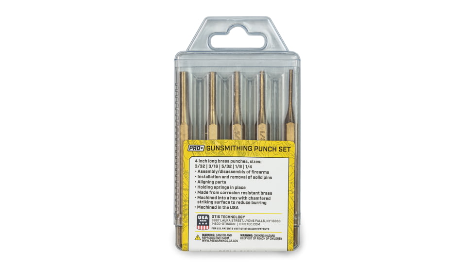 Otis Technology Brass Punch Set