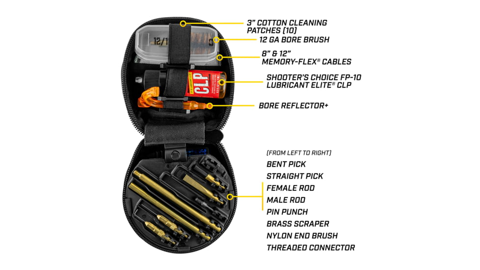 Otis Technology Deluxe Law Enforcement Cleaning System, Black, Small