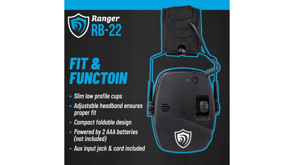 Otis Technology Earshield Ranger Electronic Earmuff w/ Bluetooth