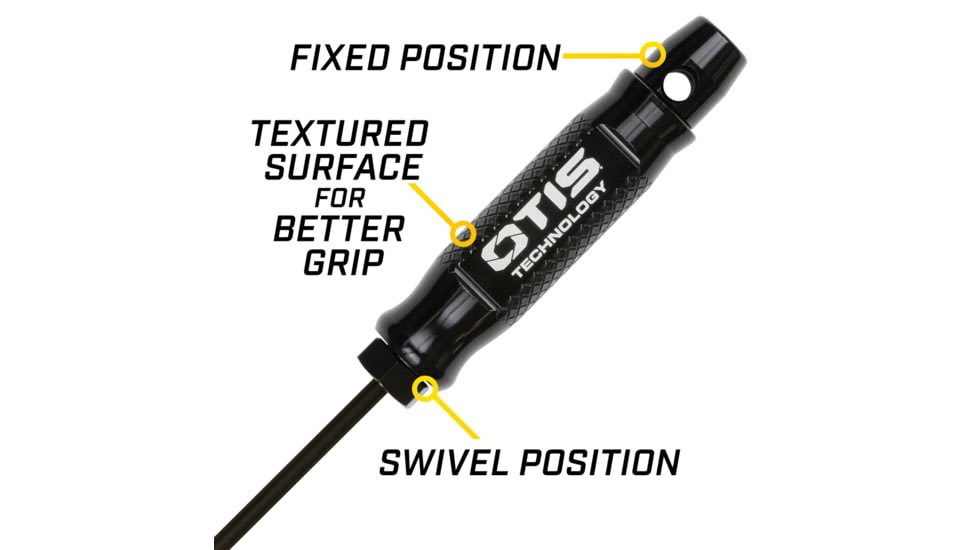 Otis Technology Pistol Cleaning Rod w/ Rotating/Fixed Handle