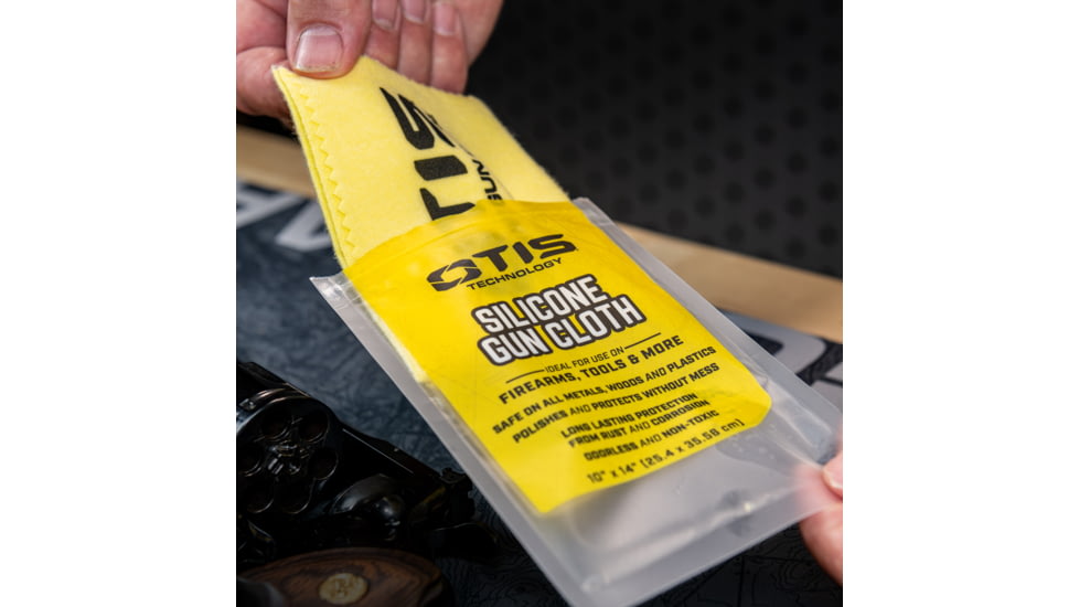 Otis Technology Silicone Gun Cloth, Yellow, FG3503
