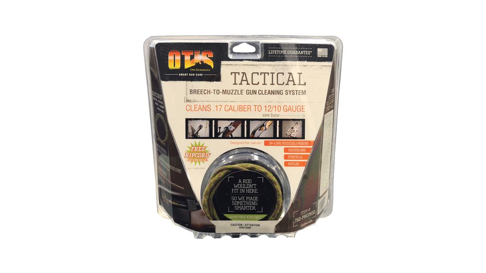 Otis Technology Tactical Cleaning System For .22/.270/.30/.38/.45 Caliber Rifles/Pistols 12/10 Gauge Shotguns Includes .30 Caliber Ripcord