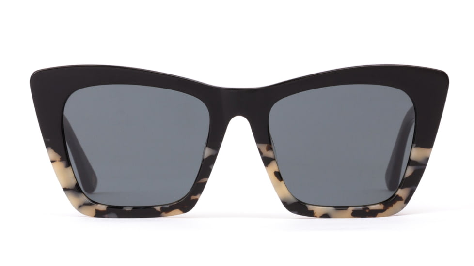 OTIS Vixen Sunglasses - Women's, Black Iron Tort Temple/Smokey Blue Lenses, Polarized, 131-2103P-IC