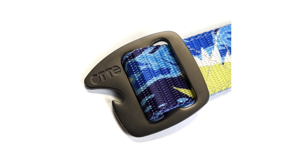 OTTE Gear Aloha Now Tiger Stripe Belt 1.5 in, Blue Hawaii, Extra Large, ACC-BLT-ANTS-BH-XL