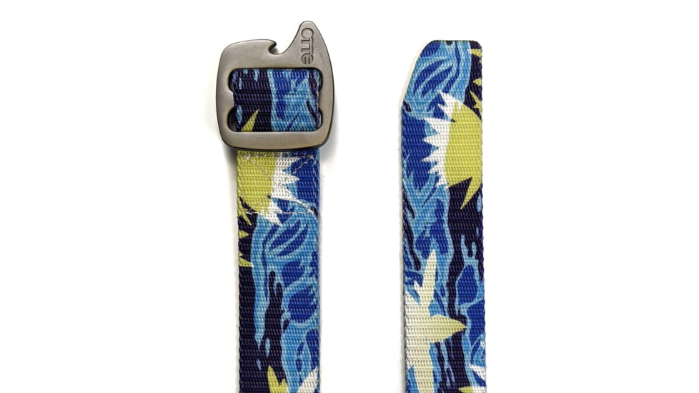 OTTE Gear Aloha Now Tiger Stripe Belt 1.5 in, Blue Hawaii, Extra Large, ACC-BLT-ANTS-BH-XL