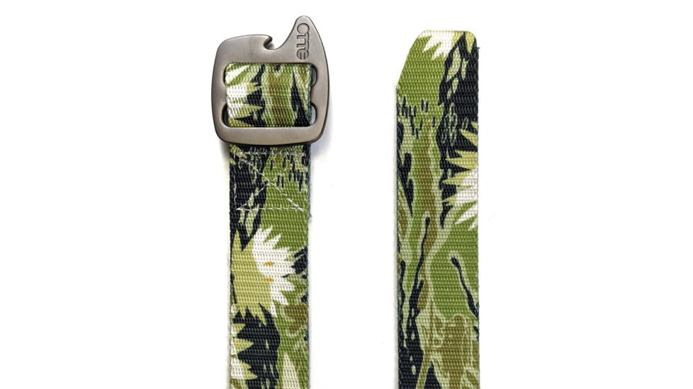 OTTE Gear Aloha Now Tiger Stripe Belt 1.5 in, Vintage Green, 2XL, ACC-BLT-ANTS-VG-2XL