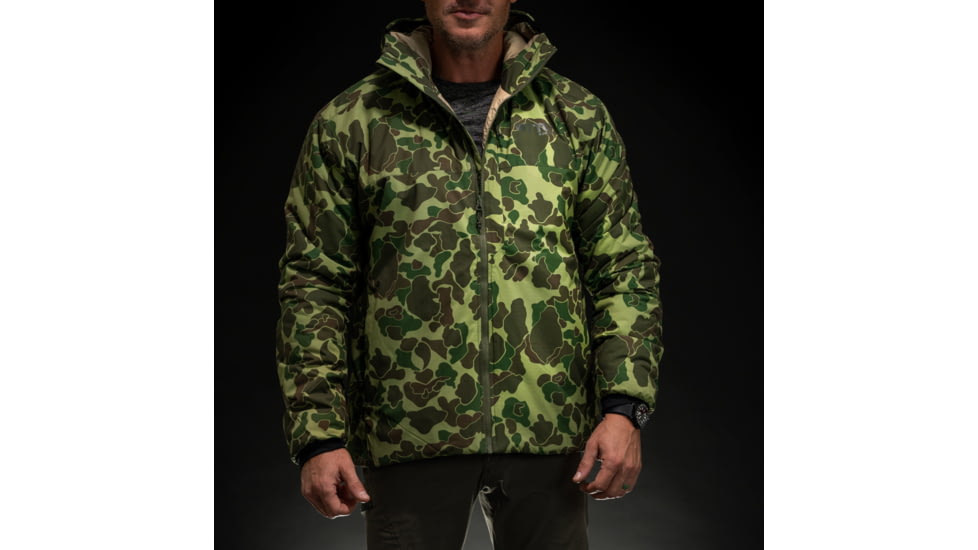 OTTE Gear LV Insulated Hoody - Mens, Frogskin Jungle, Large, A-LV-FJ-L