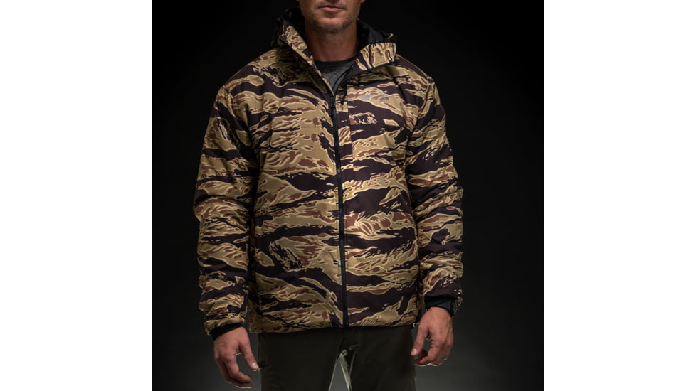 OTTE Gear LV Insulated Hoody - Mens, Tiger Stripe Gold, Large, A-LV-TSG-L