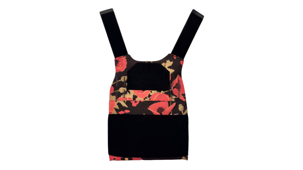 OpticsPlanet Exclusive OTTE Gear LVZ/OVT Plate Carrier, One Size, Poppies of War Black, TV1-POW-OS