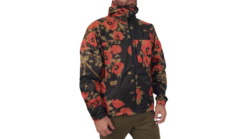OTTE Gear Super L Windshirt V2 - Mens, Poppies of War/Black, 3XL, A-SL-POWB-3XL