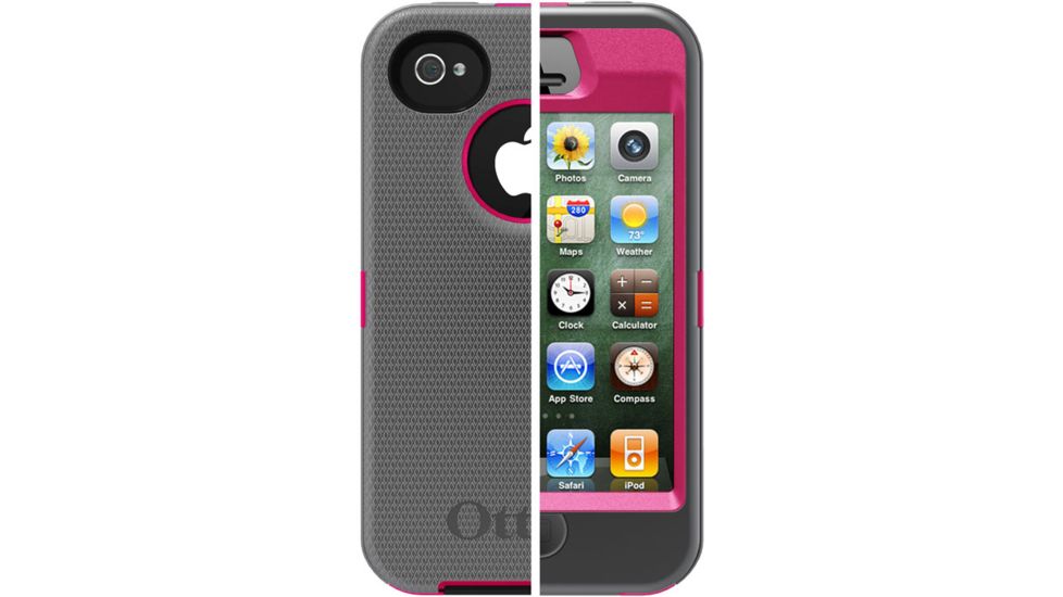 OtterBox iPhone 4S Defender Series, Pink/Grey, iPhone 44S 7718748