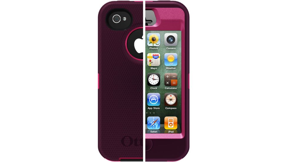 OtterBox iPhone 4S Defender Series, Pink/Plum, iPhone 4 4S 77 18587