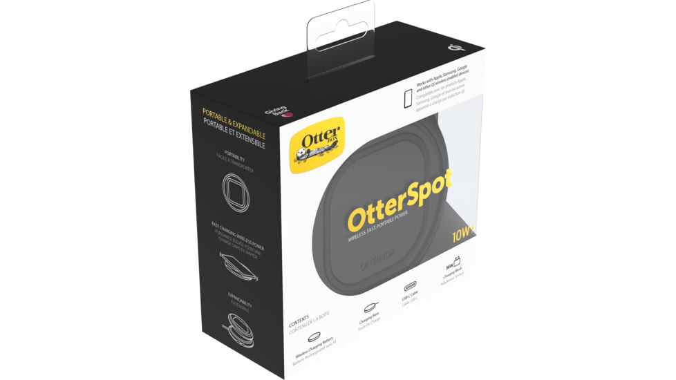 OtterBox Otter Spot Charging Base 36W With 1 Charging Battery, Black/Black, 78-52163