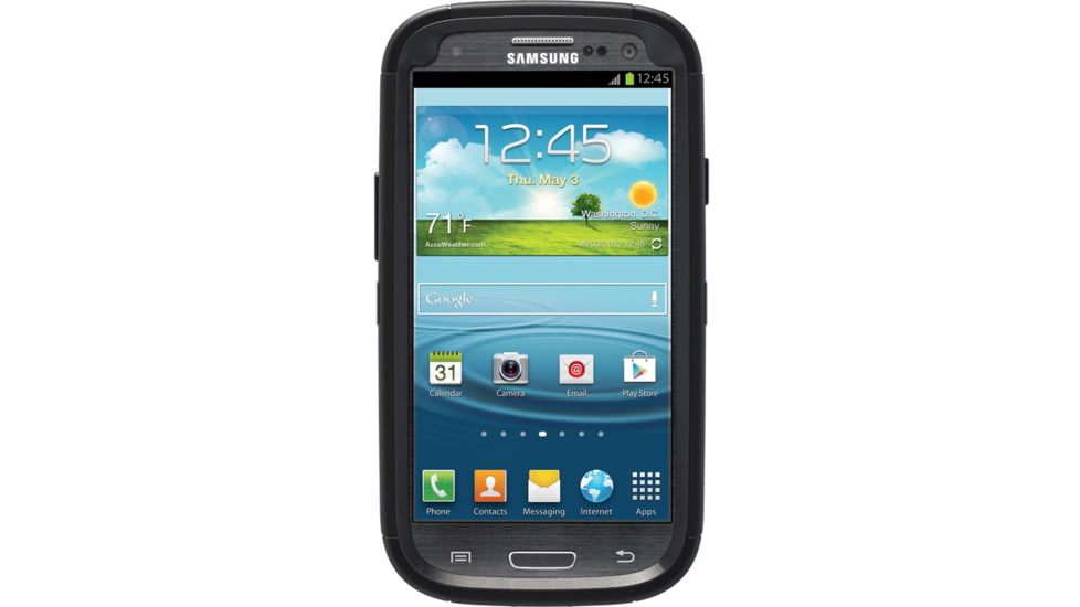 OtterBox Samsung Galaxy SIII Defender, Black, Galaxy S3 77-21086