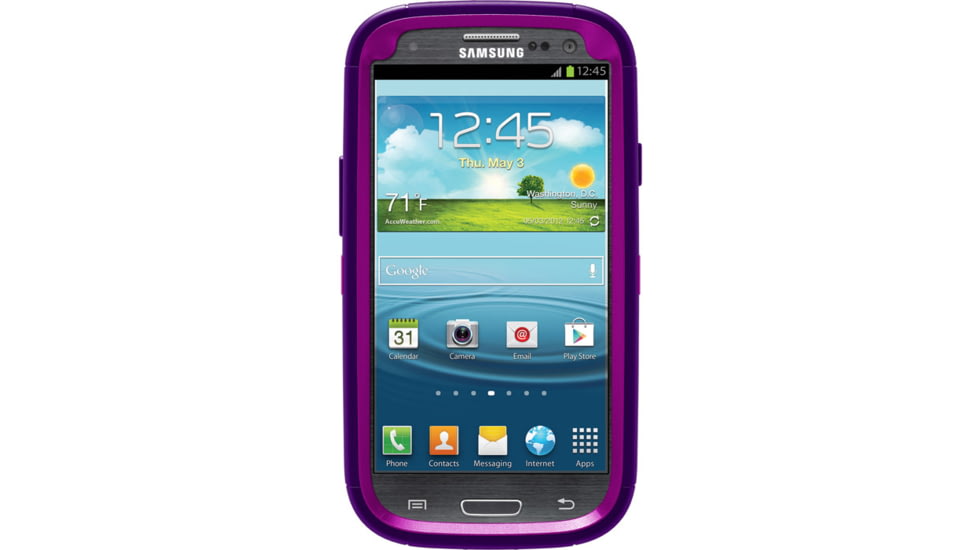 OtterBox Samsung Galaxy SIII Defender, Purple, Galaxy S3 77-21380