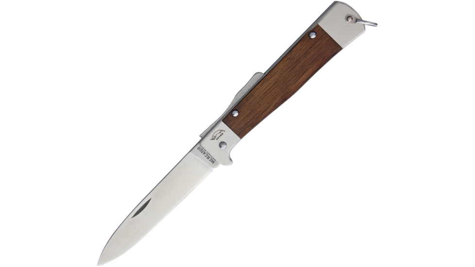 OTTER-Messer 10926RNB Mercator Lockback Drop Point with Walnut Wood Handle, 3.25in Satin SS Blade, Walnut Handle, 10-926 R NB
