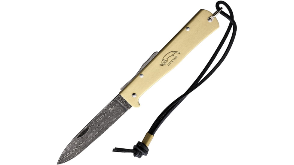 OTTER-Messer Mercator Brass Lockback