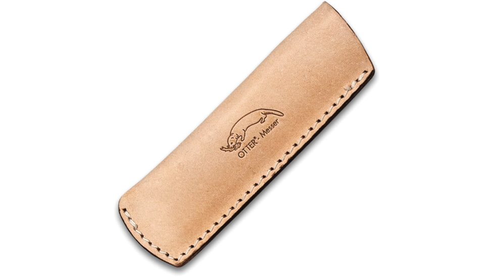 OTTER-Messer Mercator Leather Sheath, Fits closed knives up to 4.25, LE 04 NA