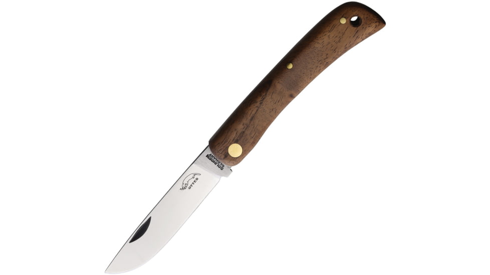 OTTER-Messer Small Hippekniep Folder Walnut, OTT141WNB