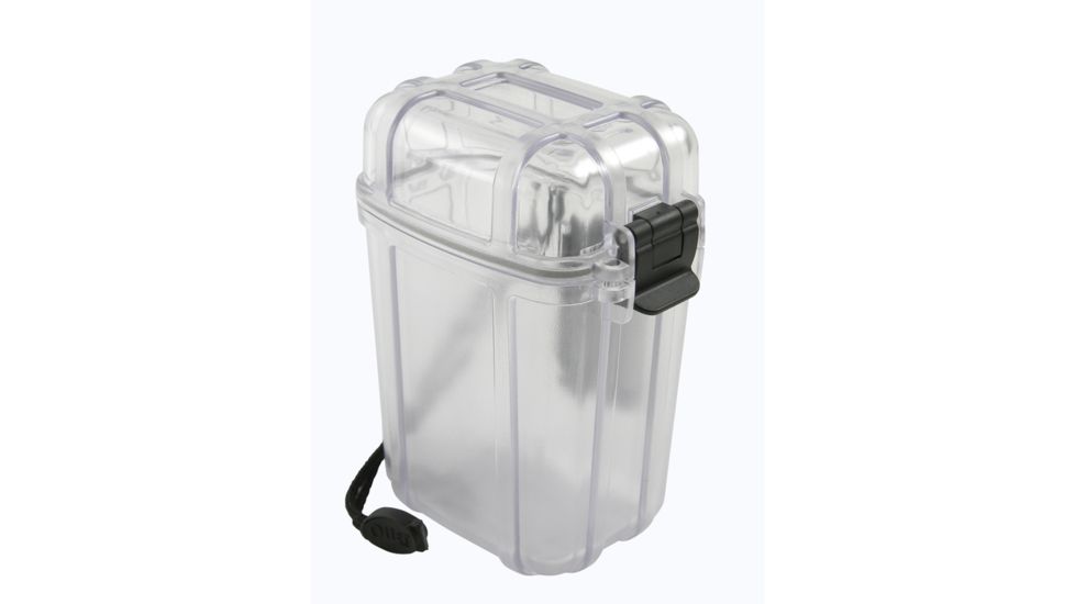 OtterBox 8000 Watertight Box w/Lanyard, 3.35x4.5x5.9in Exterior - Clear, 8000 01