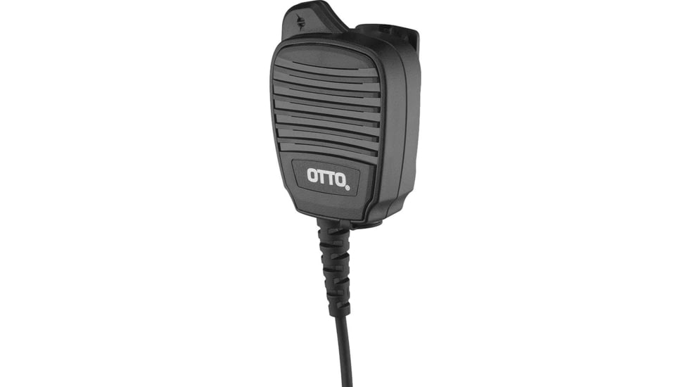 OTTO Engineering REVO NC1 Compact Speaker Multi-Pin Connector Microphone with Large PTT f/ Motorola, Black, E2-RE2MF5111