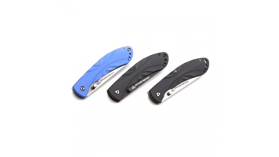 DoubleStar Folding Knife, D2 Tool Steel, 8 inches
