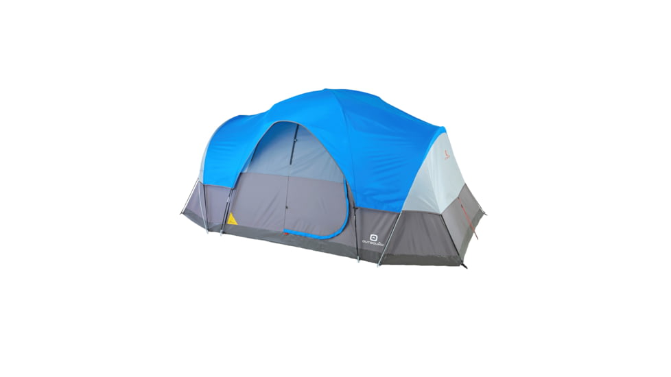 Outbound 8-Person 3-Season Lightweight Dome Tent w/Carry Bag and Rainfly, Blue, CTI0765455